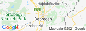 Debrecen map